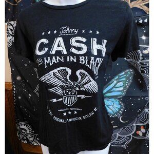 Johnny Cash The Man In Black Music  Tee